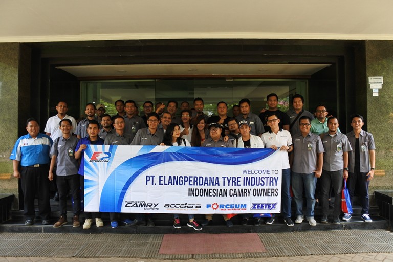 Kopdar Sambil Lihat Pembuatan Ban dan Edukasi Modifikasi