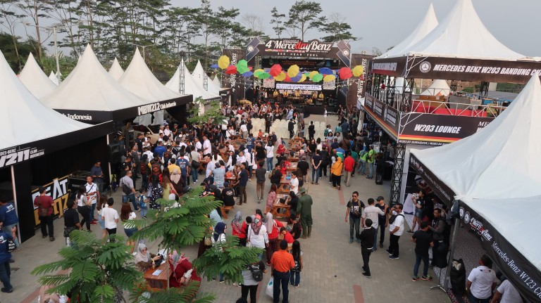 Merceday Benz Indonesia International ke-4, Gathering Mercedes-Benz Club Terbesar di Asia Tenggara