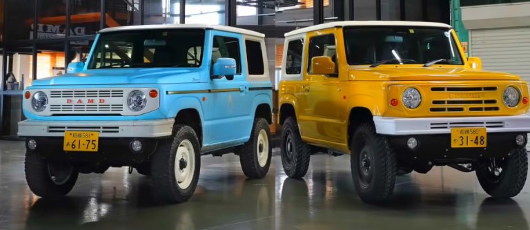 Dua Modifikasi Suzuki Jimny Beraliran Klasik Muncul di Tokyo Auto Salon 2020
