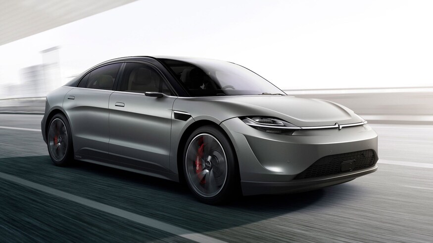 Sony-VISION-S-Concept-Car-Exterior-Front-3-4-View-in-Motion