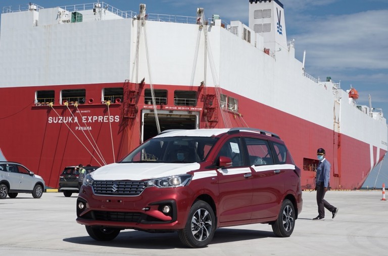Baru Diresmikan Presiden Jokowi, Pelabuhan Patimban Ekspor 140 Unit Mobil Suzuki