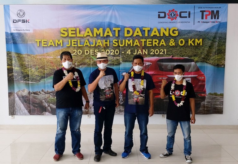 Bersama TCI, DFSK Glory 580 Tuntasi Tantangan Eksplorasi Jalur Lintas Sumatera