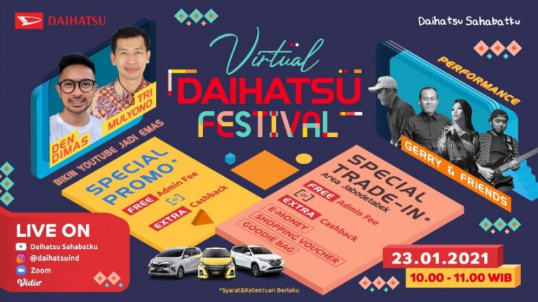 Ramai Peminat, Virtual Daihatsu Festival Hadir Kembali di 2021