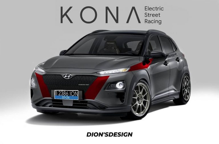 Hyundai Kona EV Tampil Gagah Adopsi Gaya Racing Look