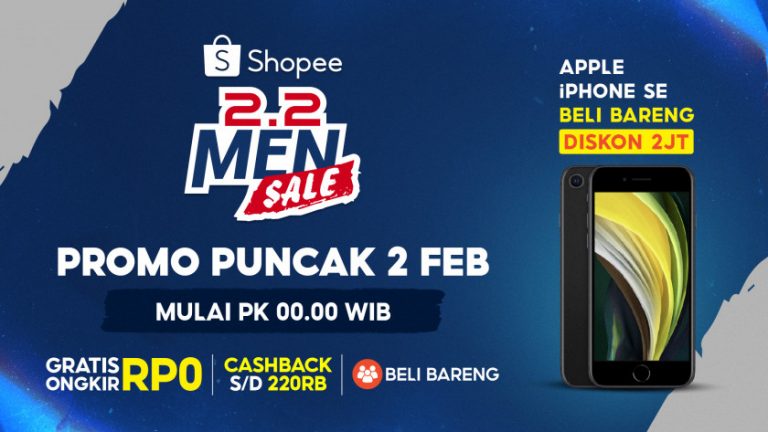 Sertakan Produk Otomotif, Shopee Hadirkan Serangkaian Promo di Semarak Puncak Kampanye 2.2 Men Sale
