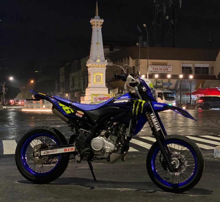 Trend Modifikasi Yamaha WR 155 R Bergaya Supermoto Merebak di Yogyakarta