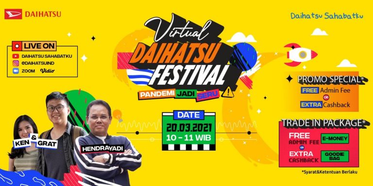 Responnya Positif, Virtual Daihatsu Festival Kembali Digelar Akhir Pekan Ini