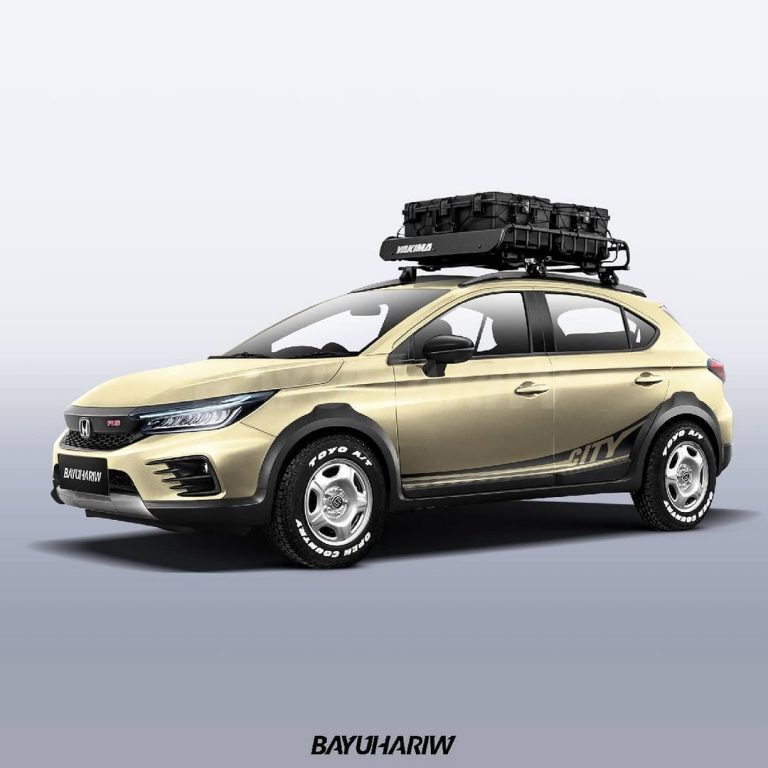 Inspirasi Modifikasi Honda City Hatchback Makin Kekar Bergaya Alto