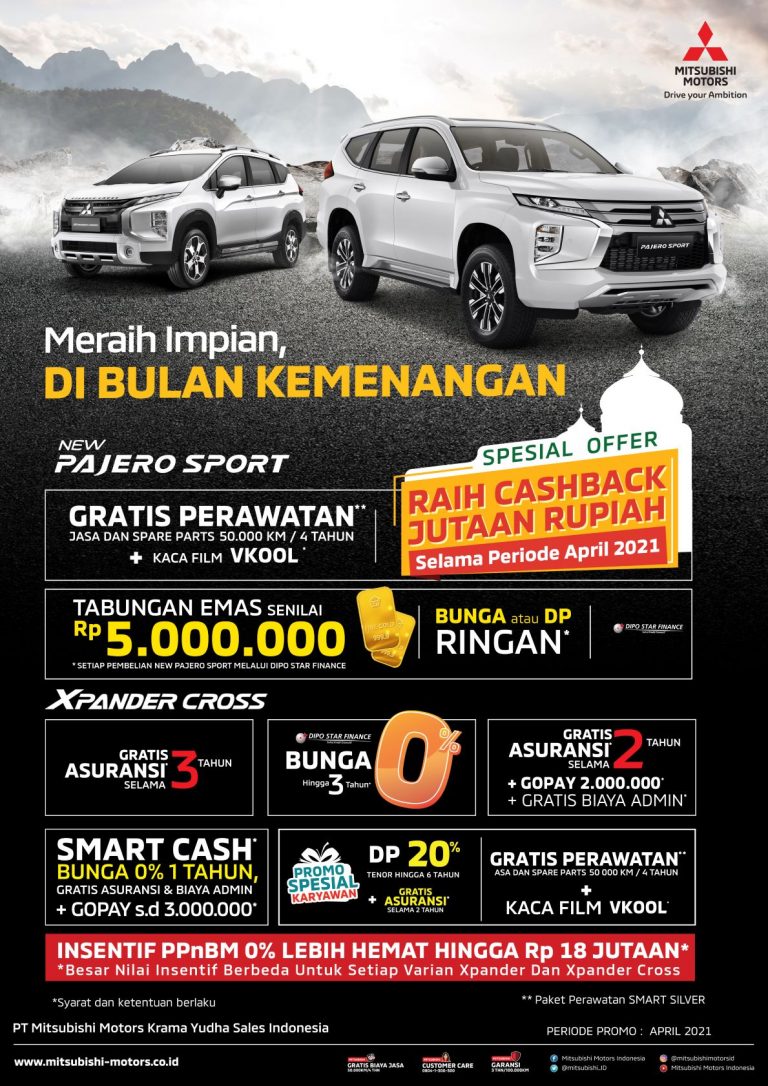 Program Penjualan Menarik Mitsubishi, Diskon Besar Harga Xpander Berkat Insentif PPnBM