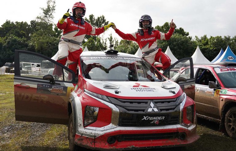 Buktikan Performanya, Mitsubishi XPANDER AP4 Juarai Fortuna Nusantara Tropical Sprint Rally 2021