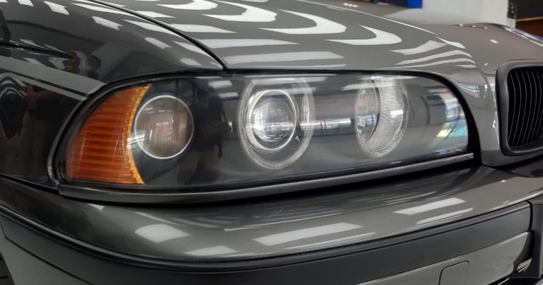 Dapat Versi USDM, Lampu BMW E39 Garapan Ridwan Hanif Makin Kinclong