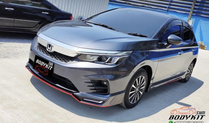 Honda City Hatchback model gray Siam Body Kit