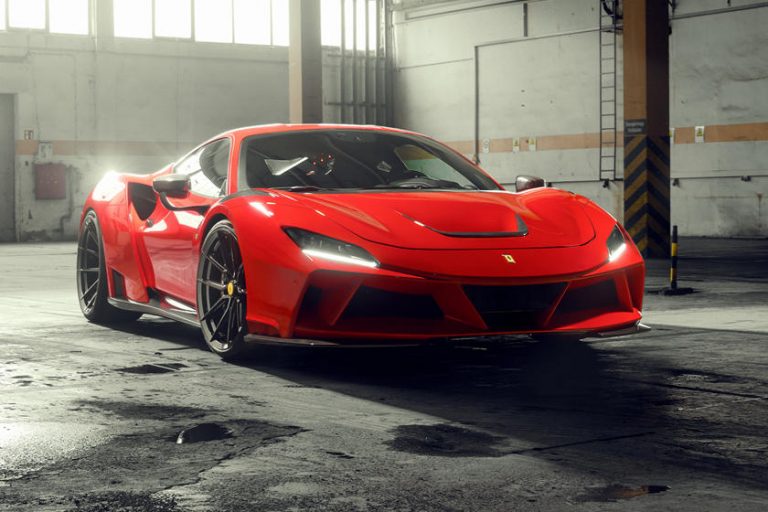 Ferrari F8 Disusupi Wide Body Kit Plus Dongkrak Performa Mesin Garapan Novitec