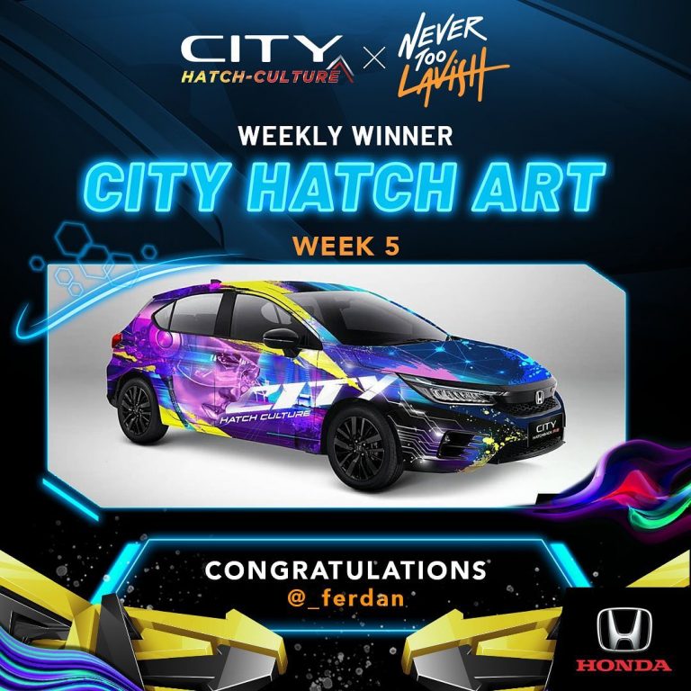 Angkat Tema Budaya Modern, Peserta Ini Raih Weekly Winner Honda City Hatch Art di Minggu Kelima