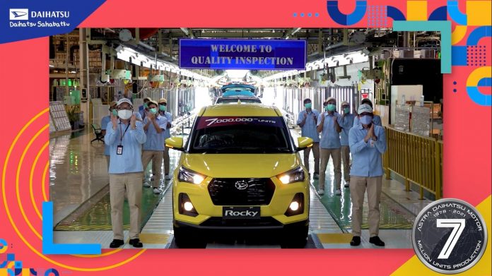 PT Astra Daihatsu Motor Syukuri Capaian Produksi ke-7 Juta Unit di Indonesia
