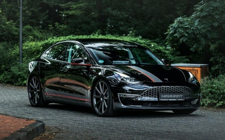 Manhart Tawarkan Paket Dongkrak Performa Tesla Model 3, Tembus 543 Hp