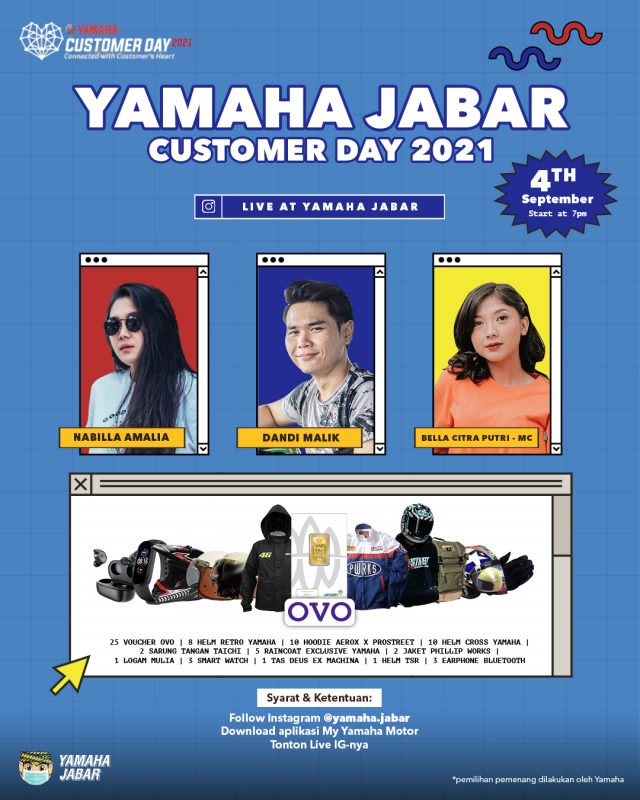 Yamaha Jawa Barat Rayakan ‘Customer Day’ Bersama Pelanggannya