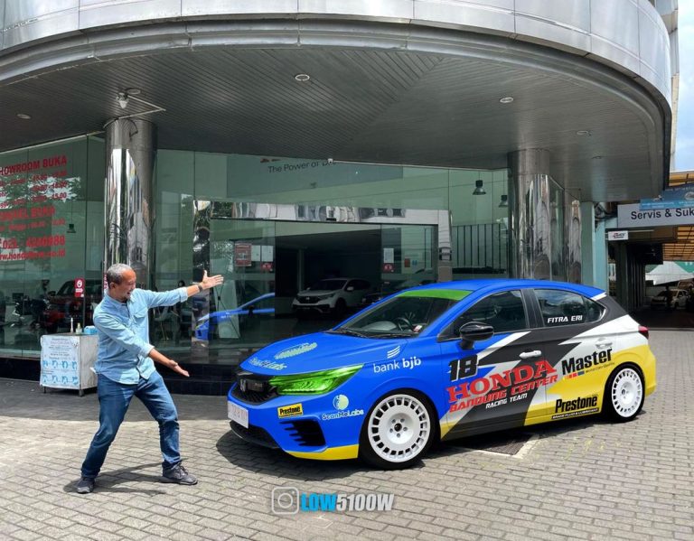 Baru Serah Terima, City Hatchback Fitra Eri Sudah Dilengkapi Livery Balap