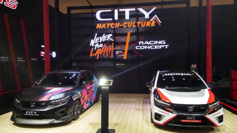 Honda Tampilkan Dua Unit City Hatchback Modifikasi Bergaya Racing di GIIAS 2021