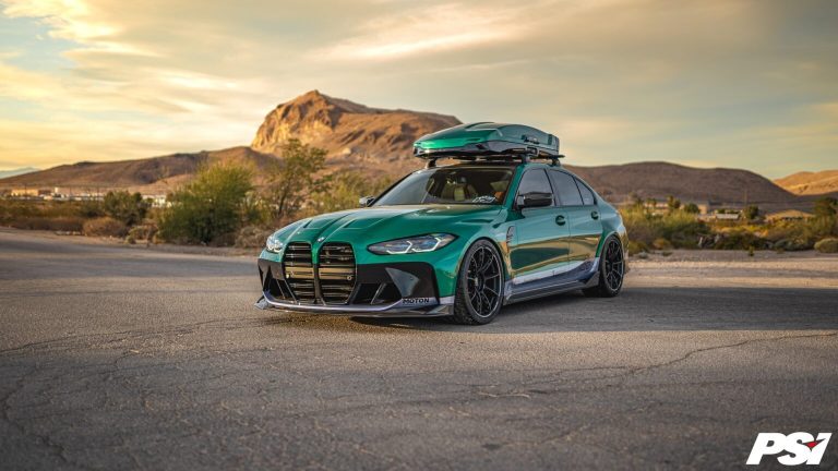 Modifikasi BMW M3 (G80) Berkonsep Road Trip di SEMA 2021, Pilih  Warna Mencolok Ditopang Velg Belang