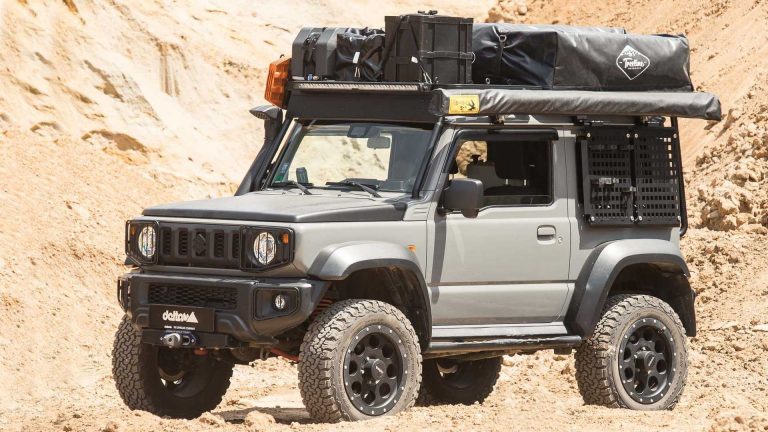Suzuki Jimny JB74 Tampil Jangkung Ditopang Portal Axle, Makin Berani Libas Medan Berat