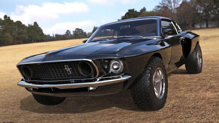 Ford Mustang Kepincut Main Off-Road, Pasang Kaki-kaki Jangkung dan Ban Bertapak Kasar