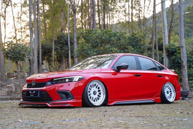 All New Honda Civic Disematkan Body Kit Cina, Makin Stylish Dipadu Kaki-kaki Stance