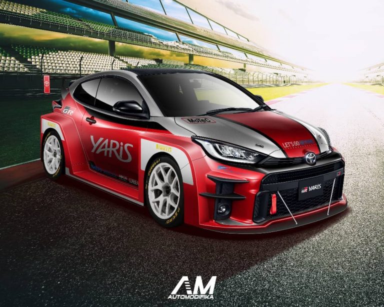 GR Yaris Dimodif jadi Touring Car, Pasang Part Aerodinamika dan Velg Lebar