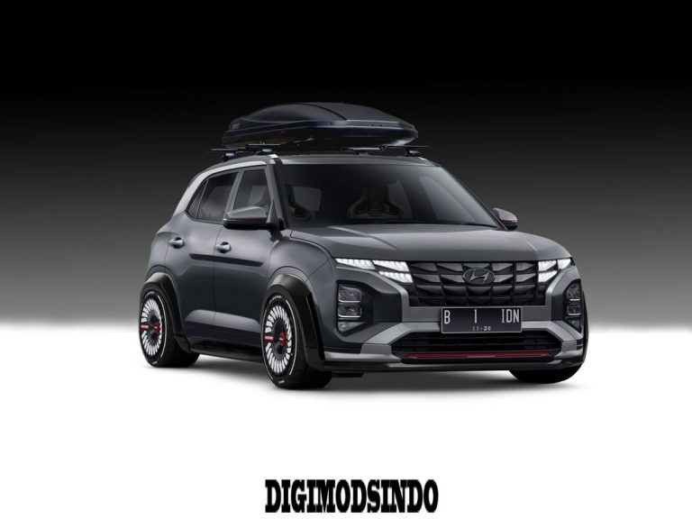 Digimod Hyundai Creta Bertema Touring, Bodi Lebar Plus Gendong Roofbox