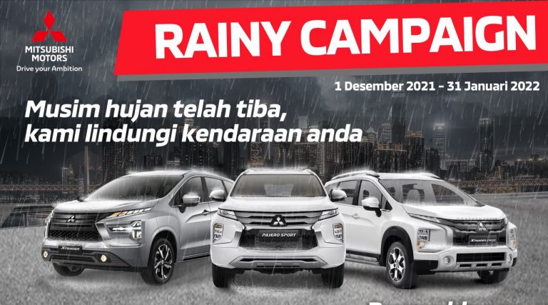 Program Rainy Campaign Pastikan Kendaraan Mitsubishi Siap Hadapi Musim Hujan