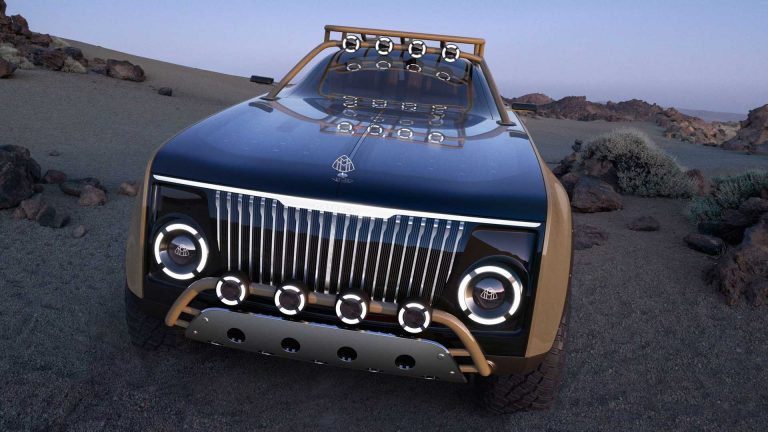 Modifikasi Sedan Mewah Maybach Coupe, Kendaraan Off-road untuk Para Sultan