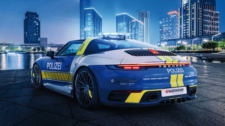Porsche 911 Targa Ini jadi Sarana Edukasi Satuan Polisi di Jerman, Hasil Kreasi Techart