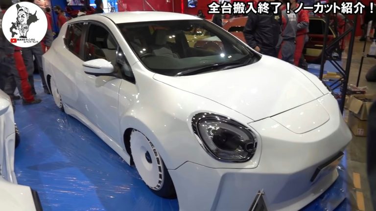 Nissan Leaf Garapan Siswa Otomotif Jepang, Padukan Gaya Modifikasi Retro Plus Futuristik
