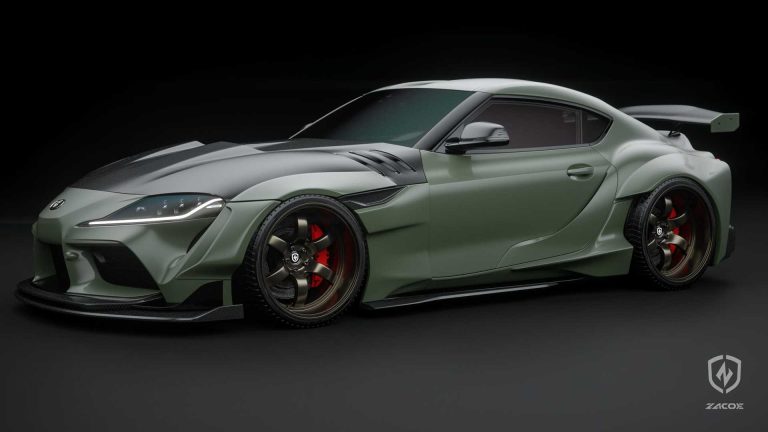 Toyota Supra A90 Dijejali Wide Body Kit Agresif, Terinspirasi Ikan Hiu
