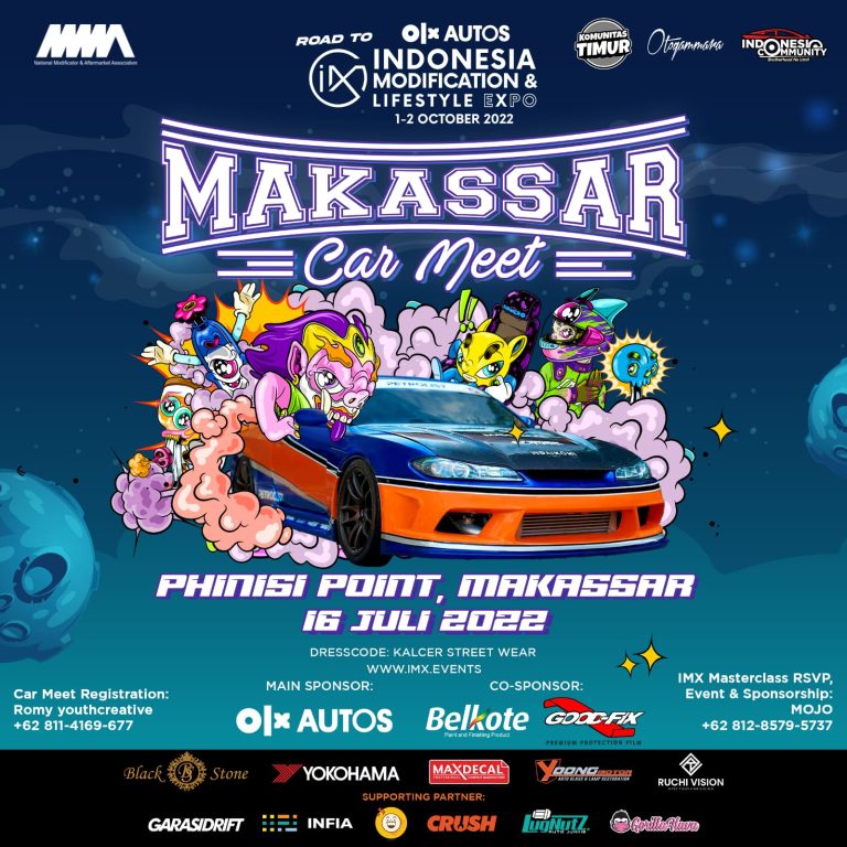 Road to OLX Autos IMX 2022: Makassar Car Meet jadi Amunisi Kebangkitan Skena Modifikasi Kota Makassar