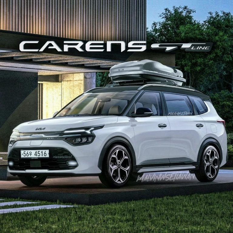 Ide Modifikasi All New Kia Carens 2022 Gaya GT Line, Atap Dipasang Roofbox