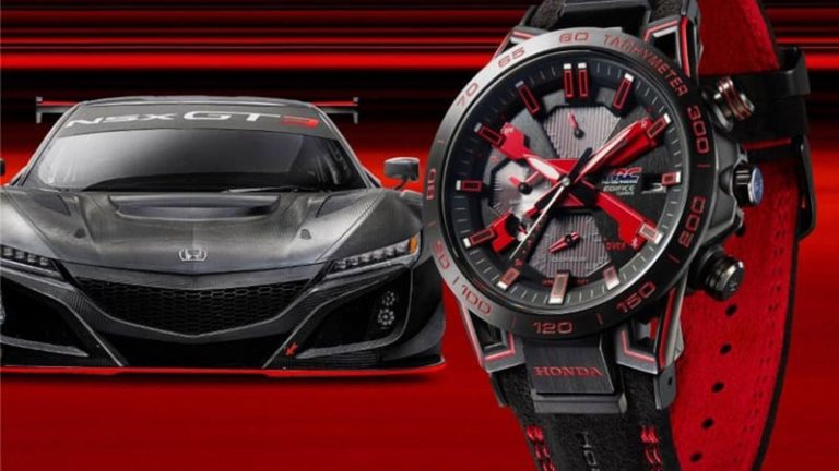 Rayakan Hari Jadi Sirkuit Suzuka Jepang, Casio Rilis Jam Tangan Bertema Honda NSX GT3