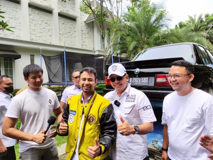 Persiapan Mobil BMW Raffi Ahmad Sudah pasang velg rotiform (2)