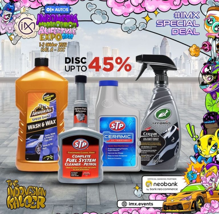 STP, Turtlewax, dan Armor All Tawarkan Promo Diskon Hingga 45 Persen Hanya di OLX Autos IMX 2022