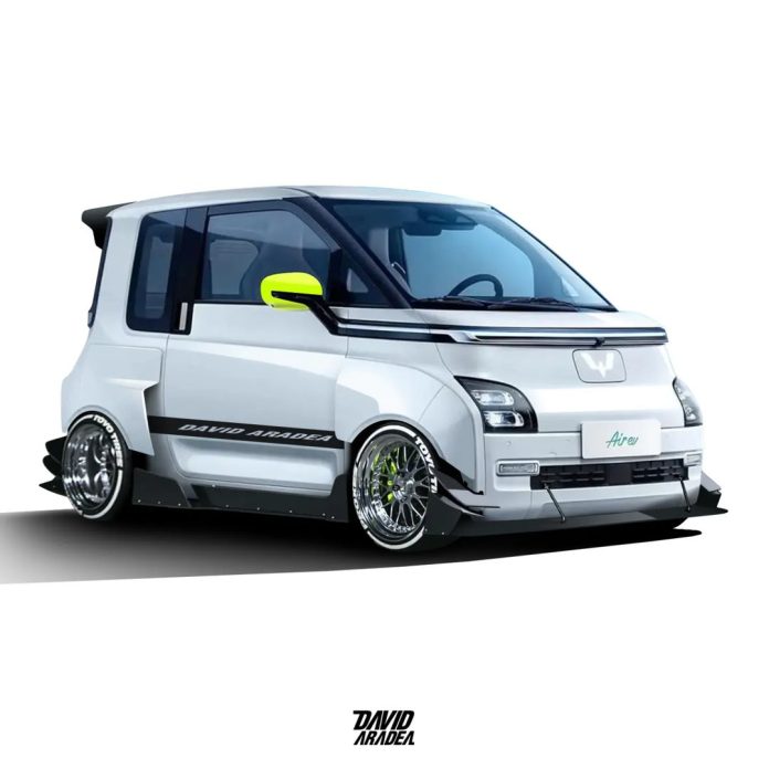 Modifikasi Wuling Air EV street racing by David Aradea