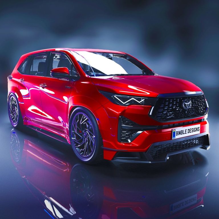 Toyota Innova Zenix Berjubah Red Candy, Ekspos Wide Body Kekar Gaya Daily Stance