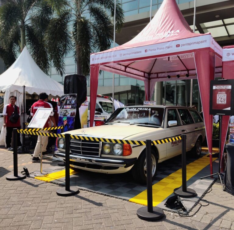 Restomod Mercedes-Benz 230 TE Uya Kuya Pakai Produk Cat Buatan Indonesia