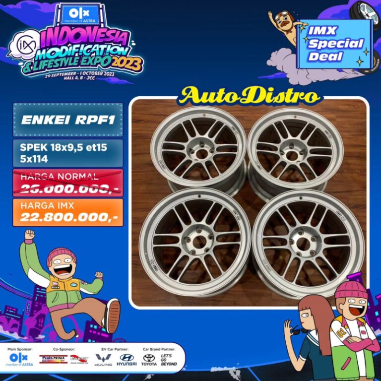 Deretan Velg Seken ‘Harga Miring’ dari AutoDistro x Upperwheels Siap Menanti