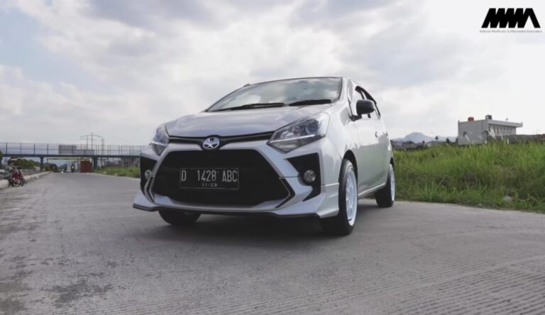NMAA Modifin: Toyota Agya Street Racing, Ubahan Ringan Bikin Tambah Stylish