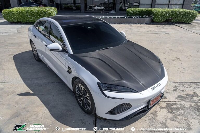 Modifikasi Ringan BYD Seal dari Thailand, Pede ‘Disengat’ Part Serat Karbon