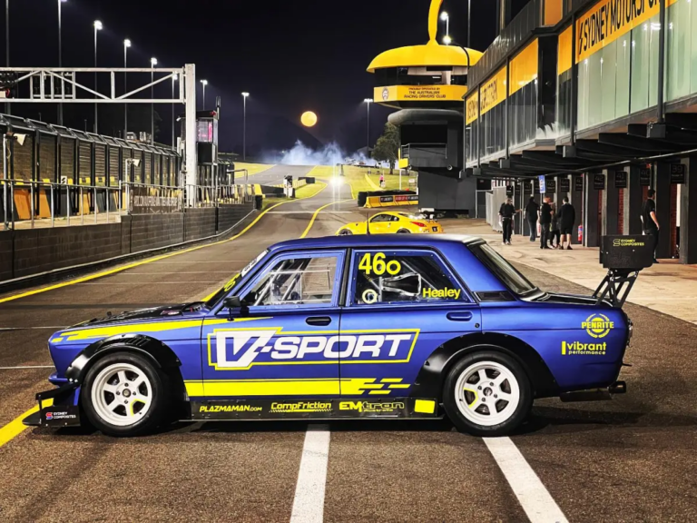 Datsun 510 Siap Balapan di Sirkuit, Tenaga Deras Cangkok Mesin SR20