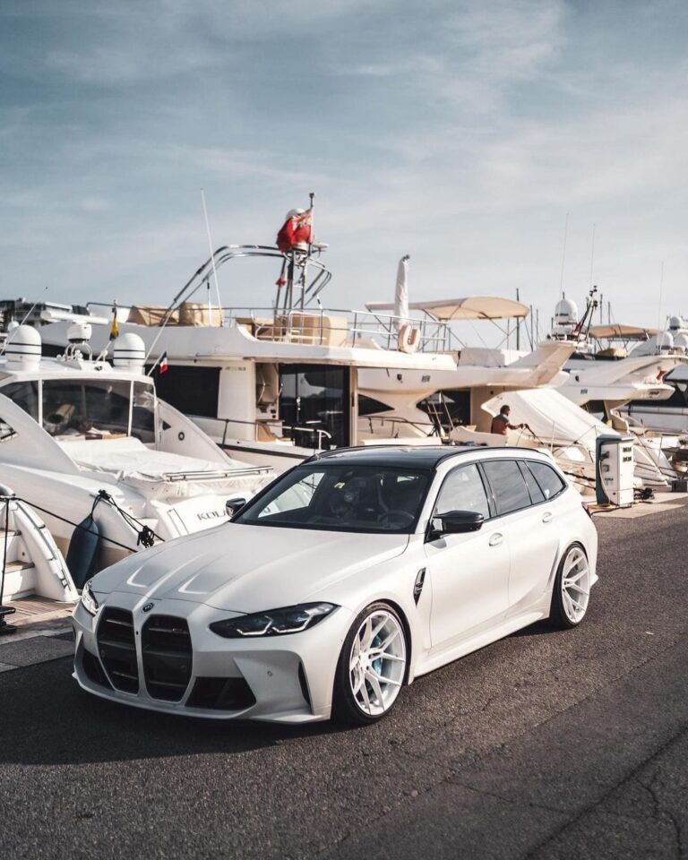 BMW M3 Touring (G31) White on White: Turun dari Dongeng Putri Salju
