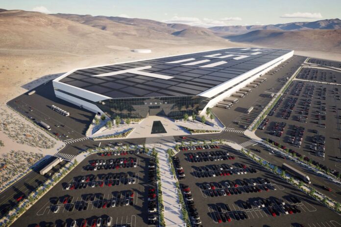 Tesla factory in nevada pics