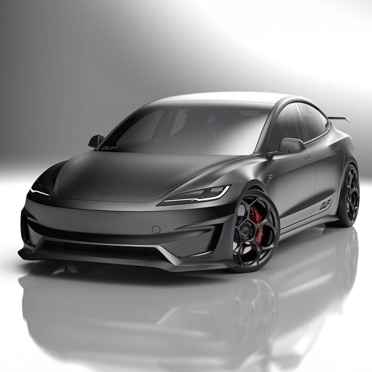 Pasang Aero Kit Serat Karbon, Bikin Tesla Model 3 Makin Anteng di Sirkuit