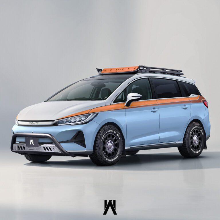 Enggak Nyangka, MPV Listrik BYD M6 Kena Poles Modifikasi Digital jadi Bergaya Overland